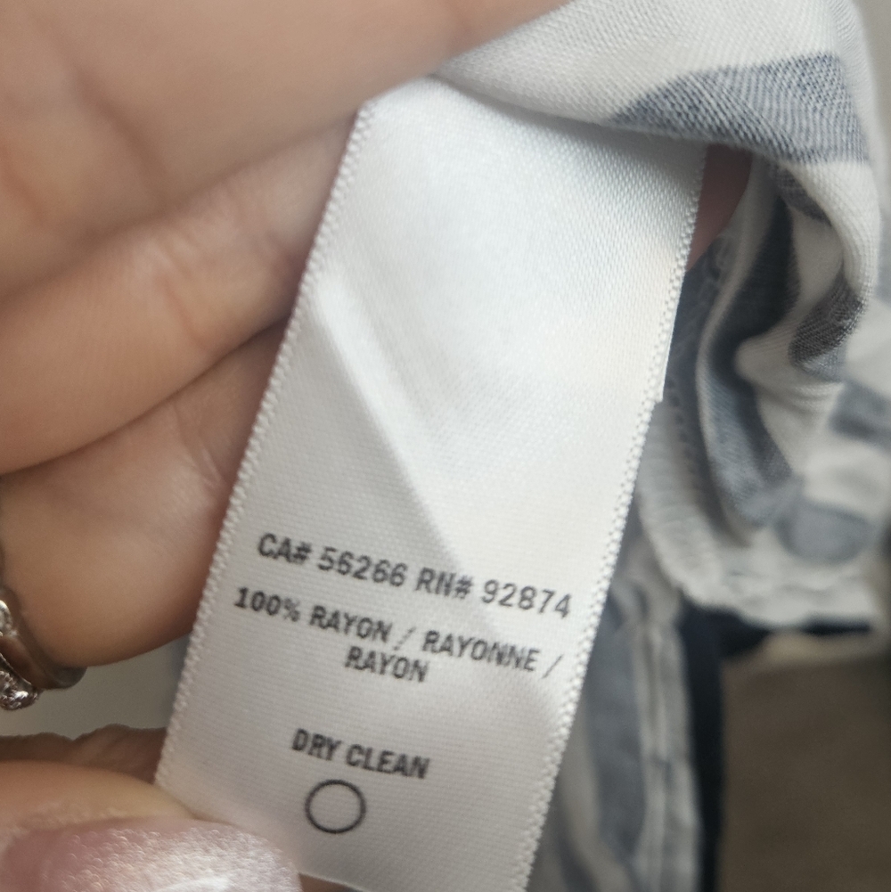 Splendid Boardwalk Navy & White Striped Colorblock Panel Midi Slip Dress NWT S - Picture 7 of 8